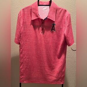 MLB Los Angeles Angels Men’s Heather Polo Shirt